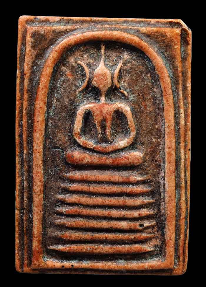 พระสมเด็จหลวงพ่อกวย วัดโฆษิตาราม จ.ชัยนาท ล้อพิมพ์วัดเกศฯ 7 ชั้น เนื้อผงน้ำมันผสมว่านสบู่เลือด