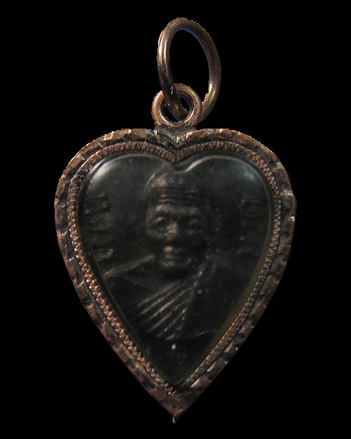 หัวแหวนหลวงพ่อทวด วัดช้างให้ ปี 2508 วัดช้างให้ จ.ปัตตานี เลี่ยมนาก