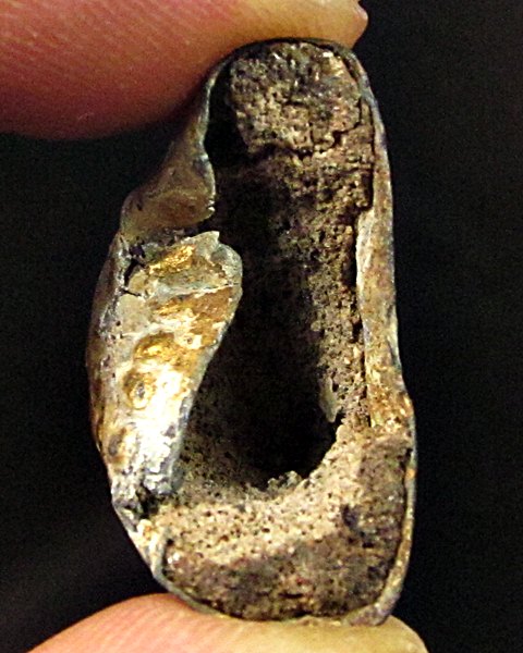 พระเนื้อชินตะกั่วปิดทองร่องชาด สูง4เซนต์