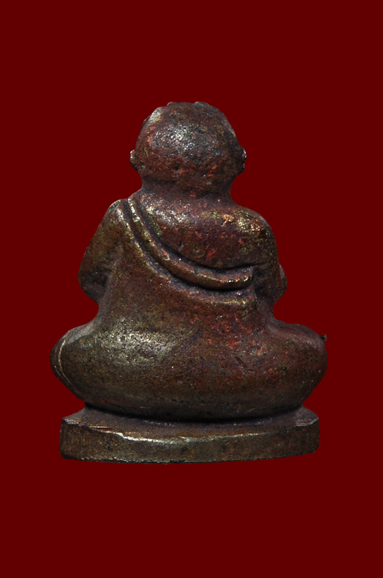 พระปิดตามหาลาภชินบัญชรเนื้อนวโลหะ รุ่น ญสส. เพชรกลับ หลวงปู่บัว ถามโก วัดศรีบุรพาราม พศ.2553