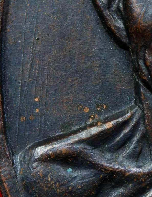 เหรียญหน้าตรงท่านเจ้าคุณนรฯ บล็อคนิยม ปี 2513 เนื้อทองแดง วัดเทพศิรินทร์ กรุงเทพฯ