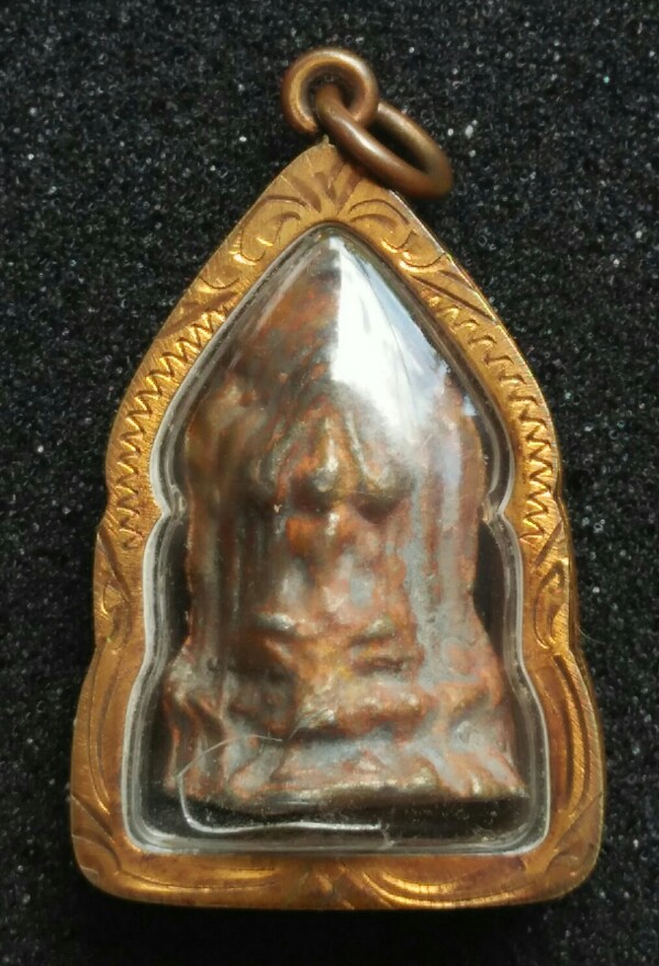 +++พระโคนสมอ..สวยๆเลี่ยมกรอบพร้อมใช้. ...เนื้อสวยๆ