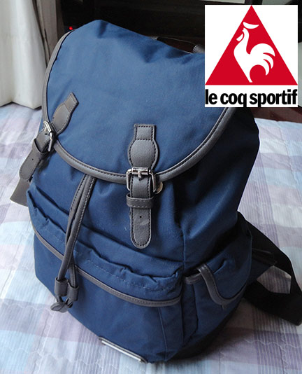 แบรนด์ดังฝรั่งเศส เป้ lecoq sportif ของแท้ ทรงสวย ขนาดยอดนิยม ราคาในช็อปซื้อมา 3,800 บาท