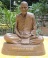หลวงปู่ขาว อนาลโย วัดถ้ำกลองเพล จ.หนองบัวลำภู พระบูชาขนาด 7 นิ้ว สูง 10.5 นิ้ว เนื้อทองเหลืองรมน้ำตา