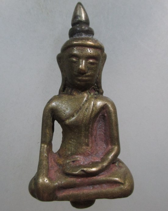 ๒๐ พระยอดธง เนื้อโลหะผสม พระเกศเนื้อชิน