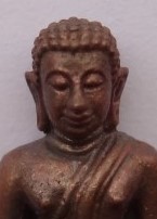 รูปหล่อหลวงตาดำวัดกาญจนสิงหาสน์(วัดทอง) ปี44 อาจารย์ของ หลวงพ่อชาญณรงค์ เคาะเดียว