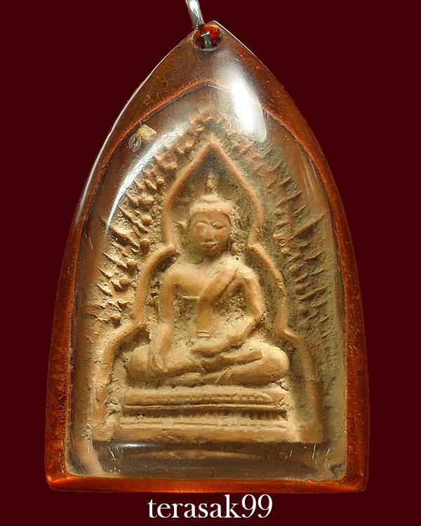 พระพิมพ์นั่งซุ้มชินราช พระกรุวัดทับผึ้ง จ.สุโขทัย สวยๆเลี่ยมเก่าๆ