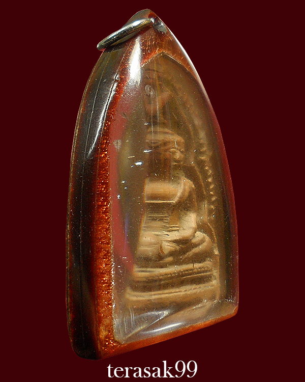 พระพิมพ์นั่งซุ้มชินราช พระกรุวัดทับผึ้ง จ.สุโขทัย สวยๆเลี่ยมเก่าๆ