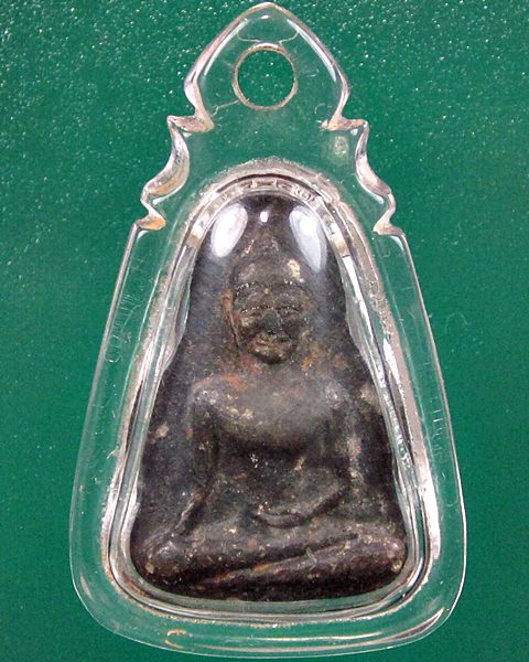 พระท่ากระดานน้อยเนื้อชินตะกั่วสนิมแดง