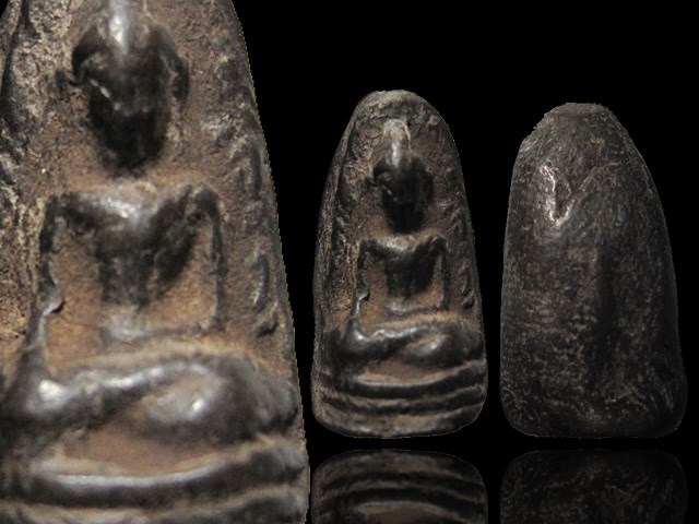 สวย หายาก ... พระรอด หลวงพ่อกวย วัดโฆสิตาราม เนื้อผงใบลาน