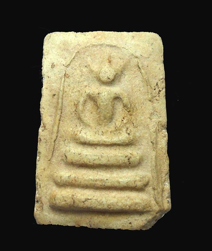 พระสมเด็จหลวงปู่ลำภู(วัดใหม่อมตรส)พิมพ์อกครุฑ ยุคต้นชุดลงกรุ