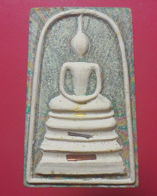 สมเด็จฐานแซม เนื้อสายรุ้ง ปี39 ตะกรุดทองคำ สามกษัตริย์หลวงพ่อแพ วัดพิกุลทอง สิงห์บุรี องค์ที่1