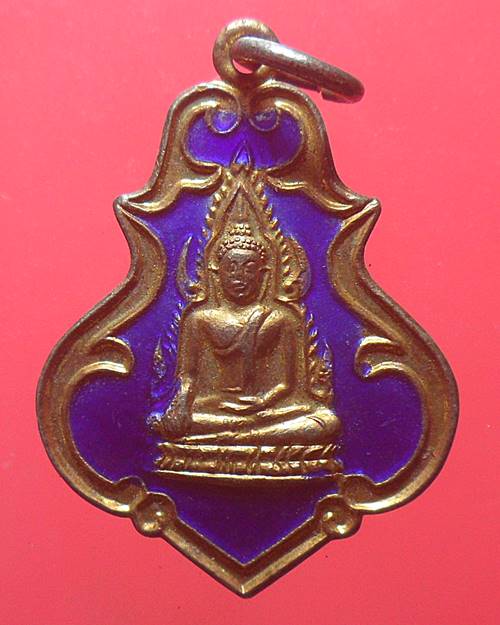 เหรียญพระพุทธชินราช วัดพระศรีรัตนมหาธาตุ เนื้อกะไหล่ทองลงยา องค์ที่31