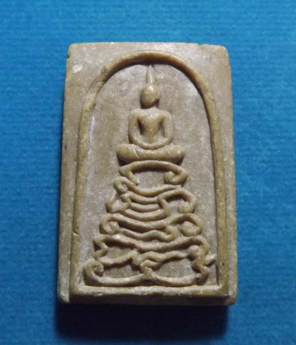 สมเด็จหลวงพ่อกวย วัดโฆสิตตาราม ปี2515 ฐานยันต์ นะโมพุทธายะ