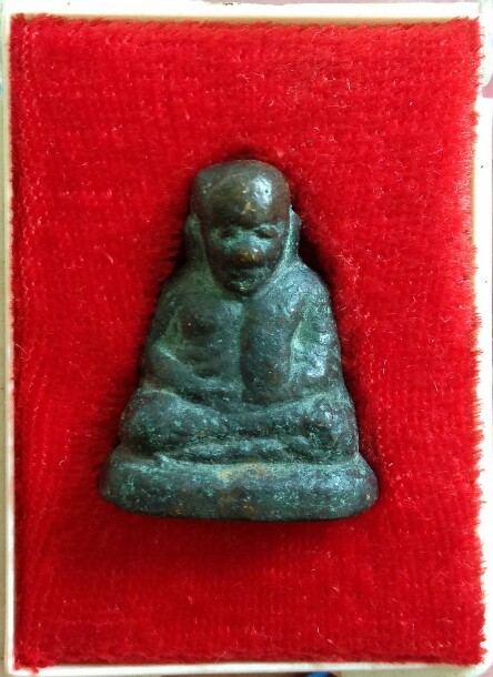 หลวงพ่อเงินปืนแตก วัดคงคาราม ปี28 เศียรโต นิยม พร้อมกล่อง