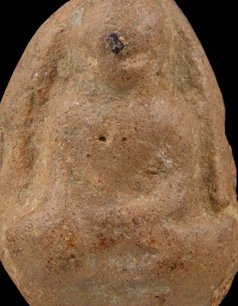 พระเม็ดน้อยหน่า เนื้อดิน จ.สุโขทัย ไม่ผ่านการใช้ มาพร้อมบัตรรับรองความแท้