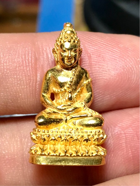 พระกริ่งโภคทรัพย์  สมเด็จพระญาณสังวร พระสังฆราชสกลมหาสังฆปรินายก วัดบวรนิเวศวิหาร กรุงเทพ พศ.2535