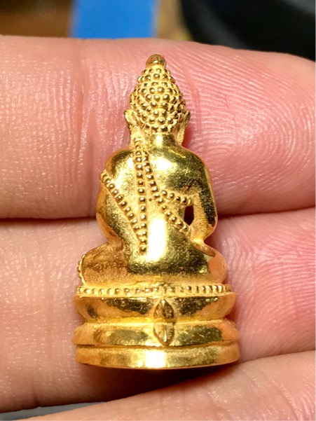 พระกริ่งโภคทรัพย์  สมเด็จพระญาณสังวร พระสังฆราชสกลมหาสังฆปรินายก วัดบวรนิเวศวิหาร กรุงเทพ พศ.2535