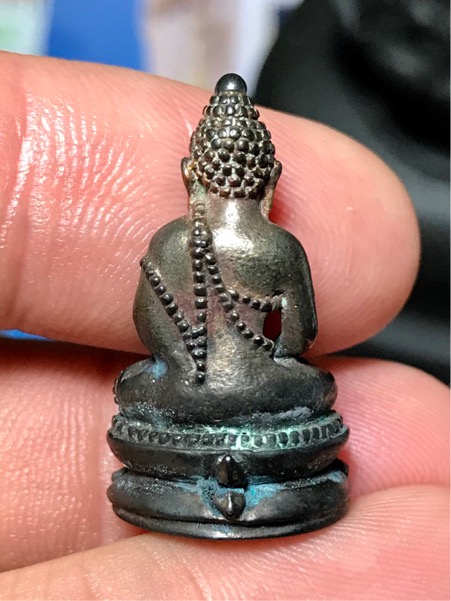 พระกริ่งโภคทรัพย์  สมเด็จพระญาณสังวร พระสังฆราชสกลมหาสังฆปรินายก วัดบวรนิเวศวิหาร กรุงเทพ พศ.2535