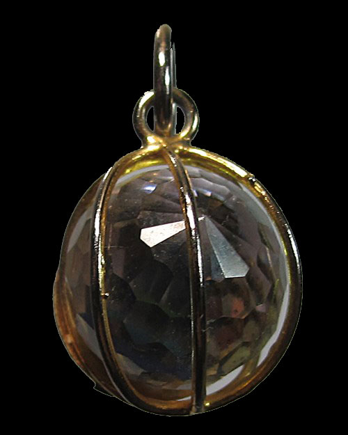 แก้วสารพัดนึก หลวงพ่อฤาษีลิงดำ วัดท่าซุง จ.อุทัยธานี ยันต์ห้ากะไหล่ทอง ปรอทสี