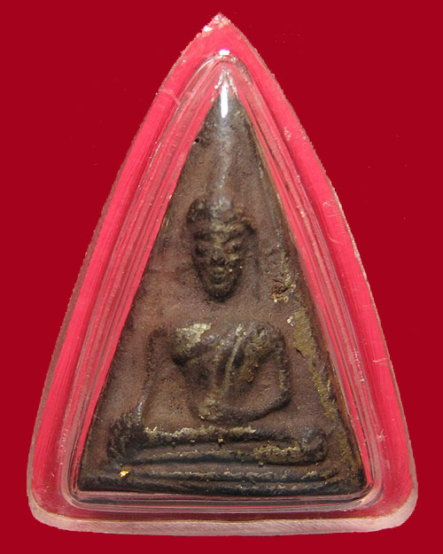 พระนางพญาหลังอุ หลวงพ่อทาบ วัดกระบกขึ้นผึ้ง จ.ระยอง ปี 2505 หลวงปู่ทิม ปลุกเสก