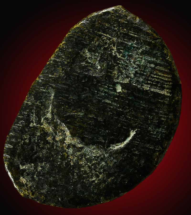 หลวงพ่อเงิน วัดบางคลาน รุ่นปืนแตก พิมพ์ ไตรมาส หน้าเณร วัดคงคาราม อ.โพทะเล จ.พิจิตร ปี พ.ศ. ๒๕๒๘ 