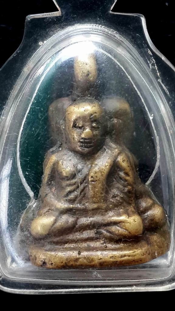 หลวงพ่อเงิน พิมพ์สามเกลอ เนื้อทองผสม 