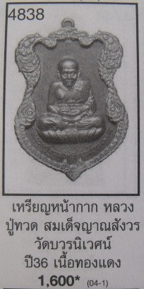 **วัดใจ**เหรียญโล่ห์ใหญ่ หน้ากากทอง หลวงปู่ทวด วัดบวรฯ (สมเด็จญาณฯ พระสังฆราช) ปี ๒๕๓๖**ตอกโค้ด สวยๆ