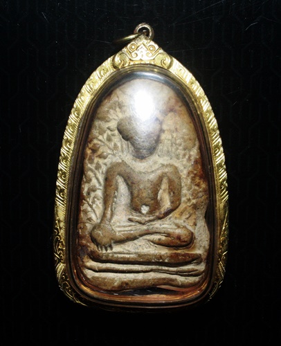 พระเปิม กรุวัดดอนแก้ว ใบโพธิ์มีครบ สวยๆ ฟอร์มแชมป์สวยงามพร้อมเลี่ยมทองคำแท้ +บัตรรับประกัน