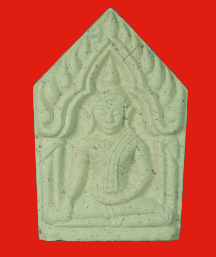 ขุนแผนเนื้อผงผสมเกศา หลวงพ่อไสว วัดปรีดาราม สมาพราน นครปฐม ปี  ๒๕๔๑ # 5