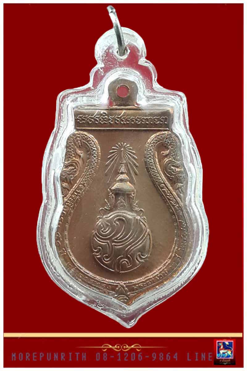 เหรียญพระไพรีพินาศ ด้านหลัง ภปร วัดบวรนิเวศวิหาร พ.ศ.๒๕๔๙