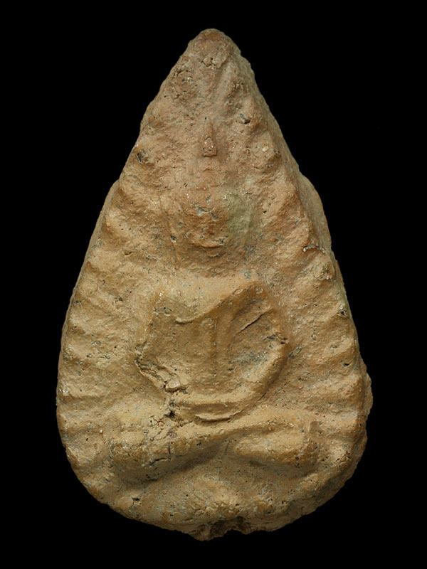 พระกลีบบัว กรุวัดลิงขบ เนื้อดิน กรุงเทพฯ