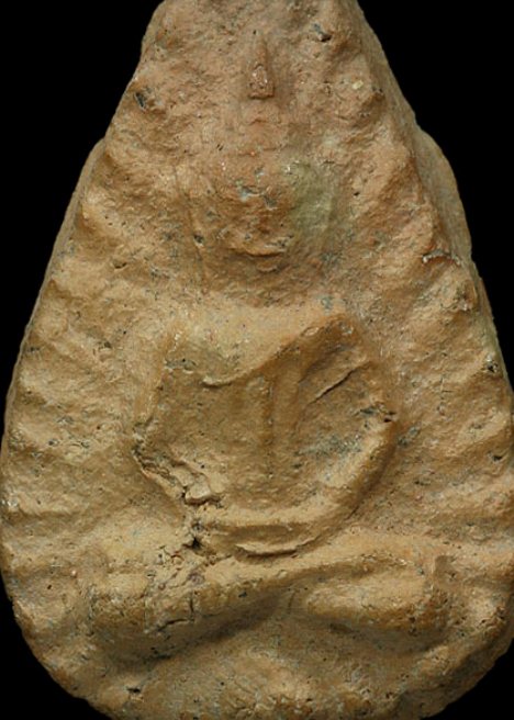 พระกลีบบัว กรุวัดลิงขบ เนื้อดิน กรุงเทพฯ