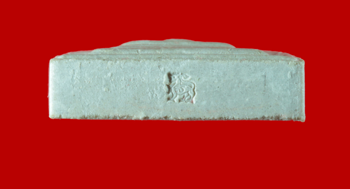 พระสมเด็จพิมพ์เกศทลุซุ้มปรกโพธิ์ หลังพระคาถาอิติปิโส หลวงพ่อจรัญ วัดอัมพวัน จ.สิงห์บุรี # 1