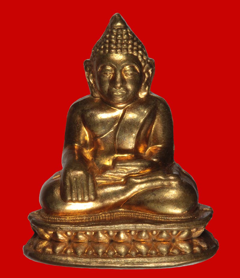 พระรูปเหมือนปั้ม รุ่นสำเร็จทุกประการ หลวงพ่อสำเร็จศักดิ์สิทธิ์ เนื้อสัมฤทธิ์ ปี ๒๕๕๔ หมายเลข ๔๘๒