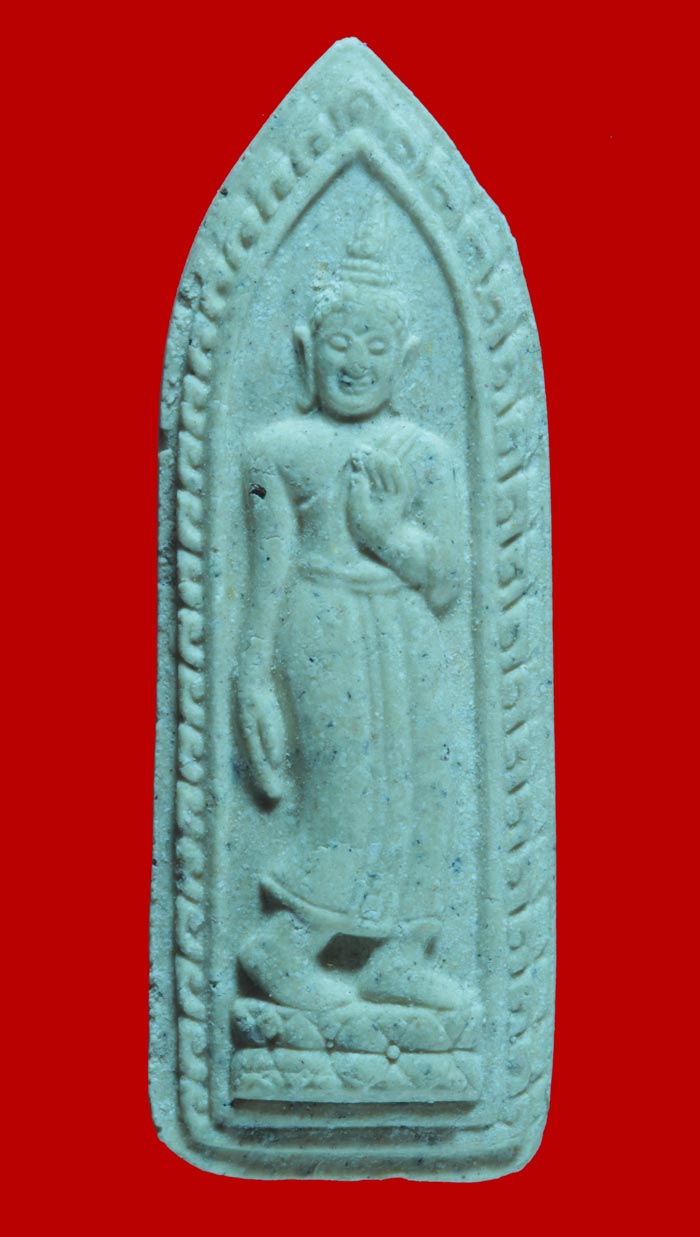 พระปางลีลา เนื้อผง หลวงพ่อเปิ่น วัดบางพระ จ.นครปฐม 