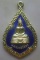 **วัดใจ**เหรียญหลวงพ่อโสธร หลังยันต์ห้า ที่ระลึกฉลองกรุงรัตนโกสินทร์ ๒๐๐ ปี**กะไหล่ทองลงยา สวยๆ