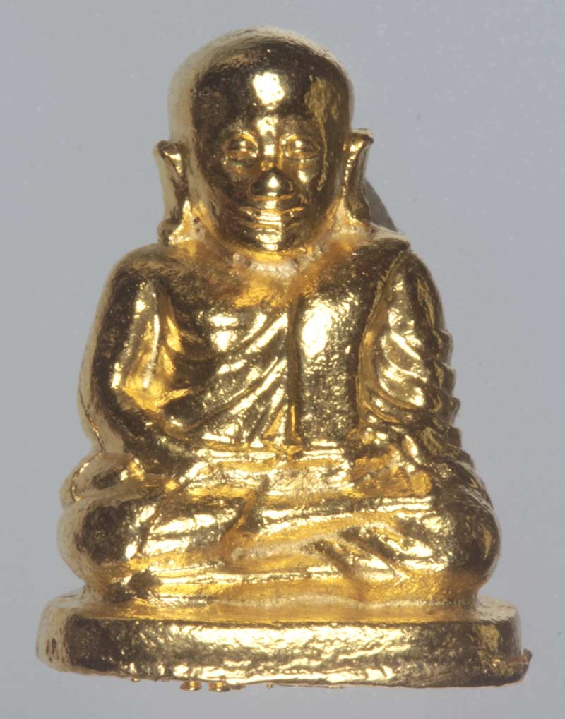 พระรูปหล่อกะไหล่ทอง หลวงพ่อเงิน พระครูพิบูลธรรมเวท วัดหิรัญญาราม  (บางคลาน) พิจิตร # 1 