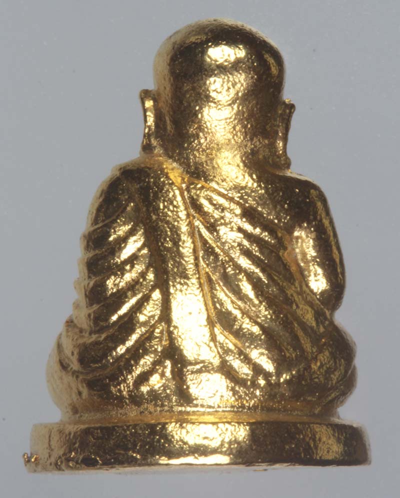 พระรูปหล่อกะไหล่ทอง หลวงพ่อเงิน พระครูพิบูลธรรมเวท วัดหิรัญญาราม  (บางคลาน) พิจิตร # 1 