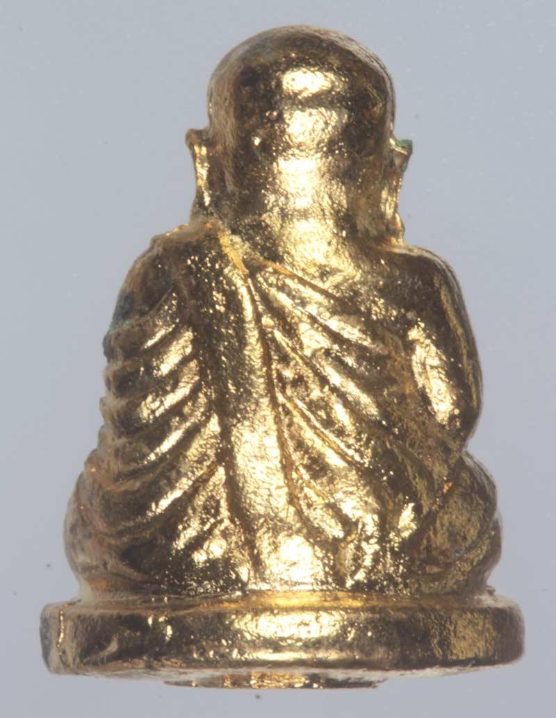 พระรูปหล่อกะไหล่ทอง หลวงพ่อเงิน พระครูพิบูลธรรมเวท วัดหิรัญญาราม  (บางคลาน) พิจิตร # 2