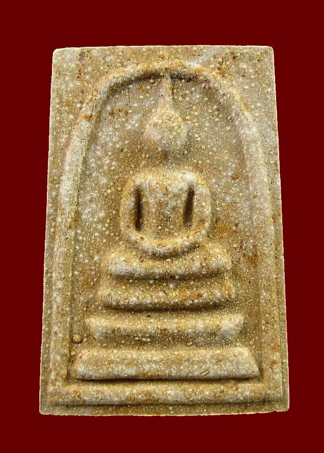 สมเด็จบางขุนพรหม ปี54 พิมพ์ใหญ่พิเศษ เกศทะลุซุ้มB โรยผงเก่า แช่น้ำมนต์ องค์ที่2