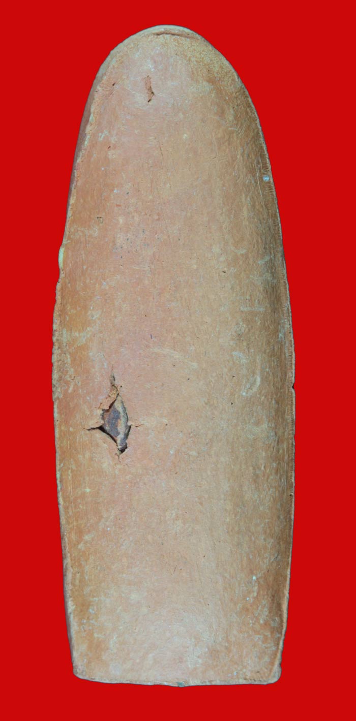 พระลีลาเนื้อดิน พิมพ์เม็ดขนุน หลวงพ่อแช่ม วัดดอนยายหอม นครปฐม # 8