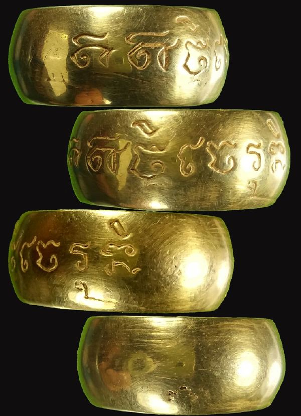 แหวนนิ้วเพชรพระอิศวร #เนื้อทองคำ หล่อนำฤกษ์ ปี2542 ขนาด 2.0 เซนติเมตร