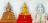 ***ยกชุด 3 องค์***พระบูชา พระพุทธโสธรเนื้อกระเบื้องหลังคาโบถส์ + พระพุทธโสธรเนื้อเรซิ่นองค์ทอง + พระ