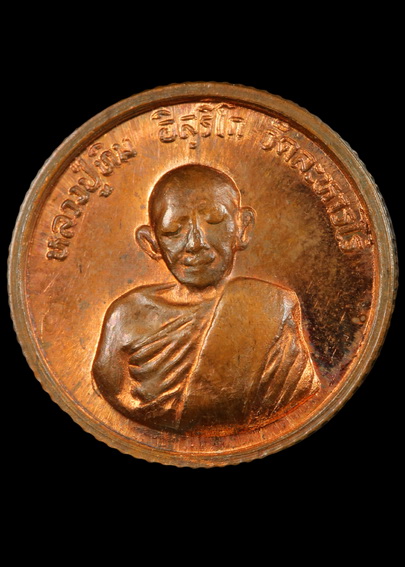 เหรียญขอบสตางค์ หลวงปู่ทิม วัดระหารไร่ พิธีโสฬส 33 หน้าเจริญพร ไม่มีโค๊ด มงคล พูนลาภ เพิ่มยศ