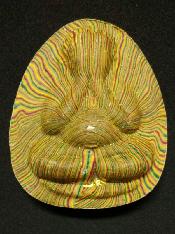 พระปิดตาสายรุ้ง พิมพ์จัมโบ้ หลวงพ่อแพ ฝังตะกรุดทองคำ สภาพสวย