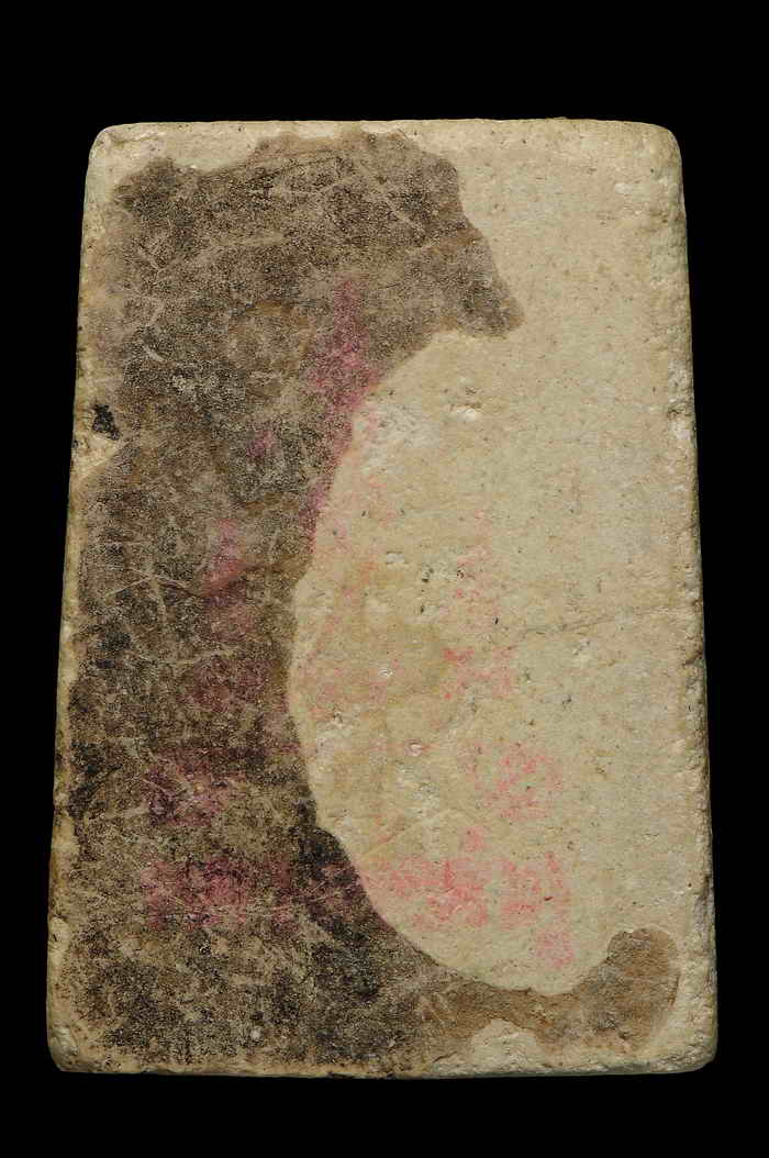 พระสมเด๊จหลวงปู่ลำภู วัดบางขุนพรหม พิมพ์ใหญ่เกศทะลุซุ้ม(พิมพ์ลํ้า)เนื้อผง ปี2502