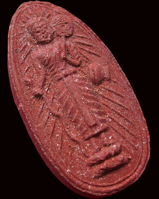 พระสิวลี หลังยันต์นะโภคทรัพย์ เนื้อผงพุทธคุณ หลวงพ่อสาคร วัดหนองกรับ ระยอง ปี ๒๕๓๐ 