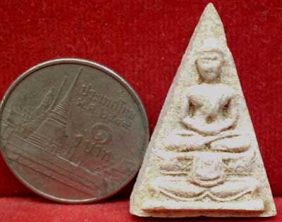 *พิมพ์สามเหลี่ยมฐานสูง วัดสามปลื้ม ปี๒๕๑๖ เนื้อผง วัดบ่อวิน ชลบุรี หลวงปู่ทิม อิสริโกปลุกเสก*