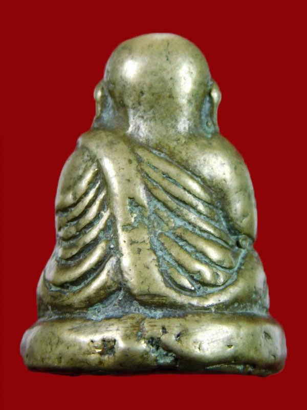 รูปหล่อหลวงพ่อเงินพิมพ์ขี้ตา 4 ชาย !! วัดทุ่งน้อยเนื้อออกสัม ฤทธิ์เงินยุคแรก